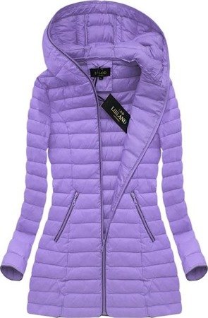 HOODED QUILTED JACKET LILAC (7153) 