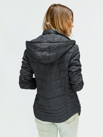 QUILTED JACKET BLACK (XW701X)