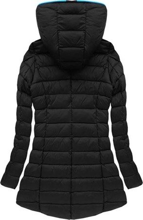 HOODED QUILTED JACKET BLACK (7152)
