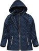 HOODED QUILTED JACKET NAVY BLUE (7029BIG)