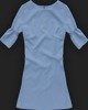 FRILL SLEEVE DRESS BABY BLUE (633)