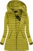 HOODED QUILTED JACKET MUSTARD (7153) 