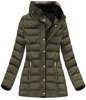 QUILTED HOODED JACKET ARMY (WZ567)