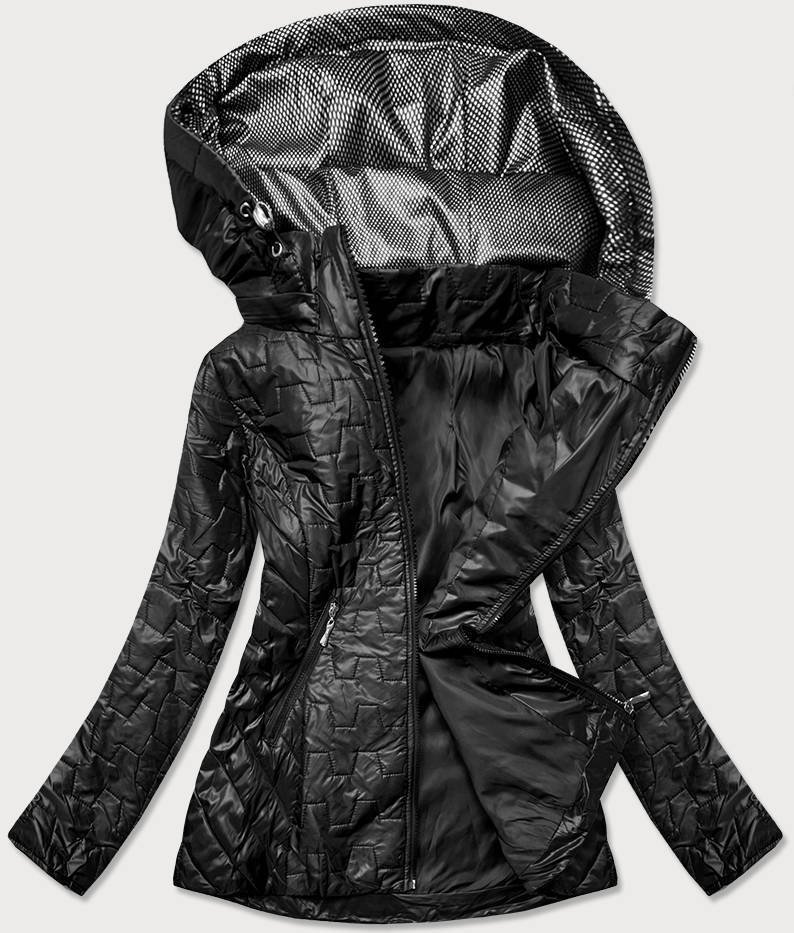 Damska kurtka pikowana czarna (br0121)